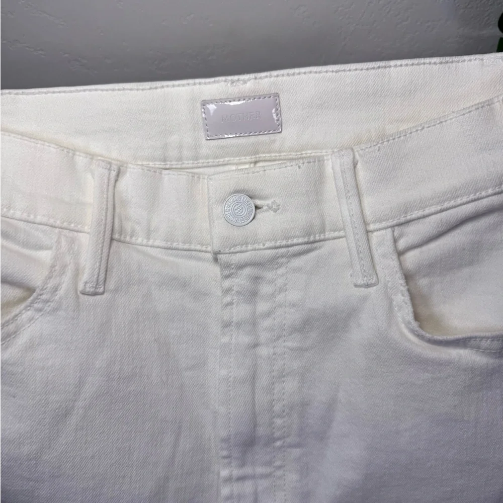 MOTHER Denim The Hustler Ankle Fray Jeans Size 30 - Picture 5 of 10